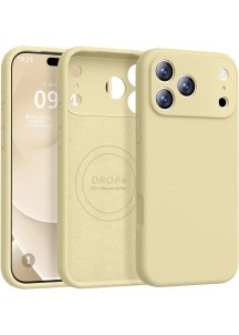 iP 17 Pro Liquid Silicone Shockproof Case (yellow)