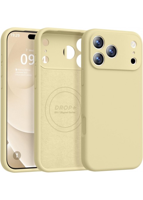 iP 17 Pro Liquid Silicone Shockproof Case (yellow)