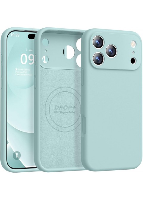 iP 17 Pro Liquid Silicone Shockproof Case (mint)