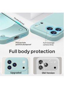 iP 17 Pro Liquid Silicone Shockproof Case (mint)