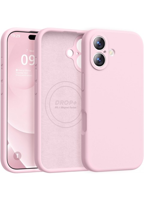 iP 17 Liquid Silicone Shockproof Case (pink)