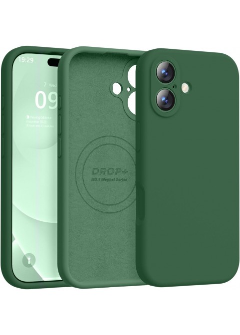 iP 17 Liquid Silicone Shockproof Case (Green)
