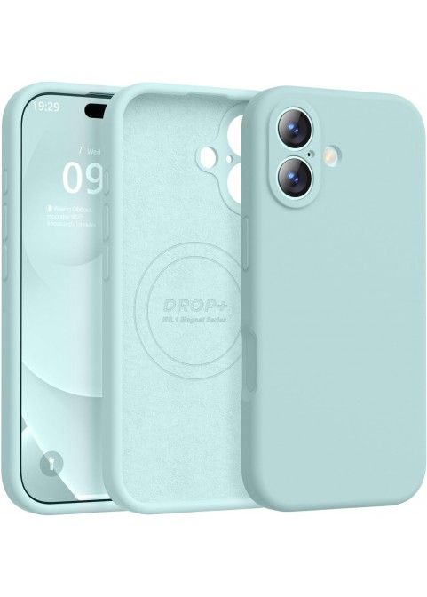 iP 17 Liquid Silicone Shockproof Case (mint)