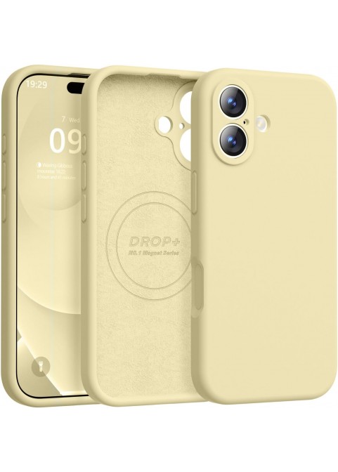 iP 17 Liquid Silicone Shockproof Case (yellow)