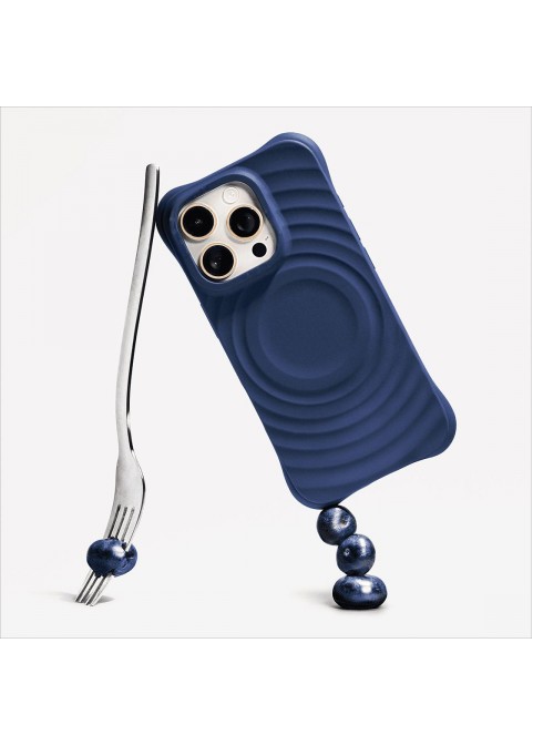 IP16Pro Max Ripple Case -Navy Blue