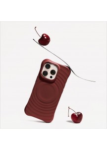 IP16Pro Max Ripple Case -Dark Cherry